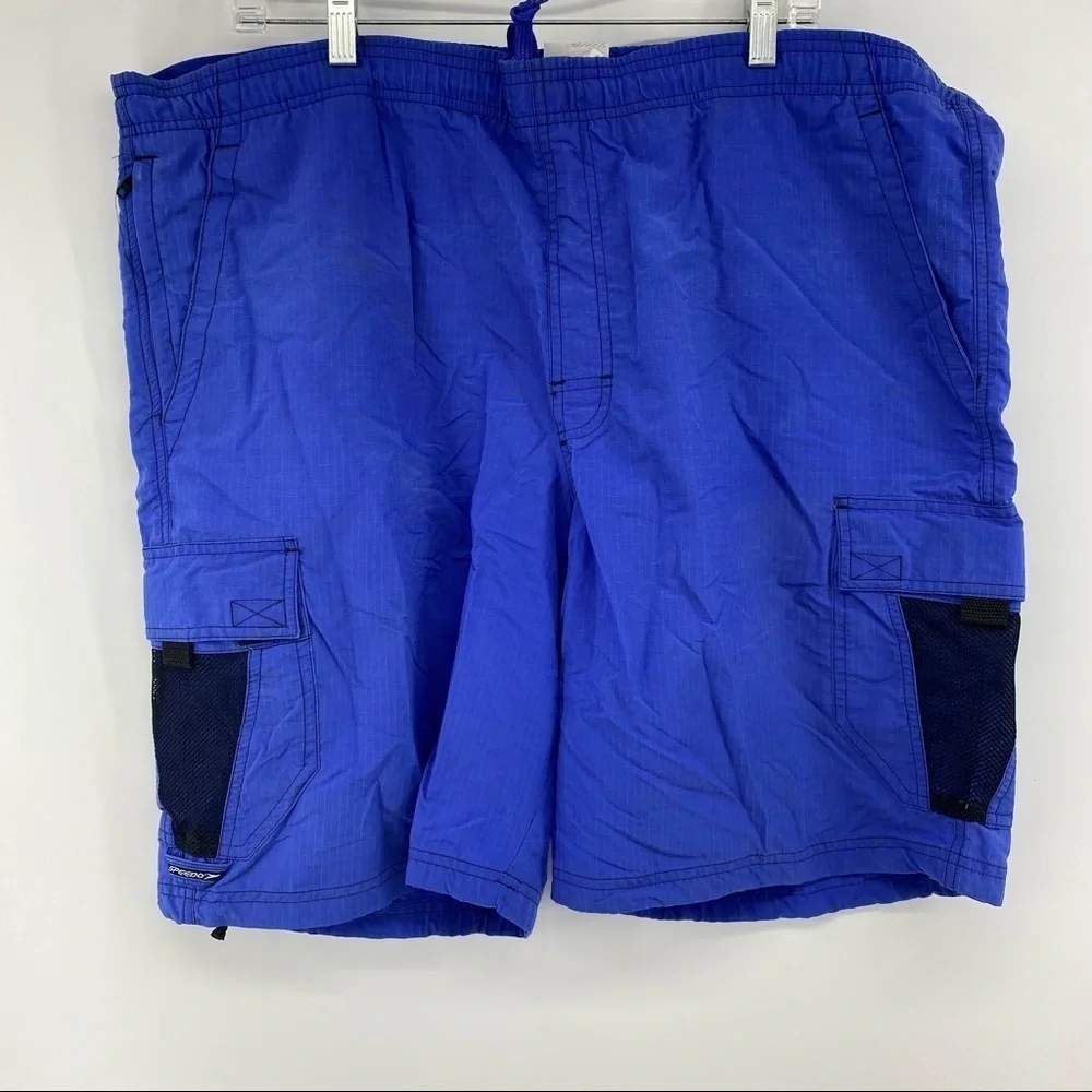 Speedo Sz Large Blue Swim‎ Shorts